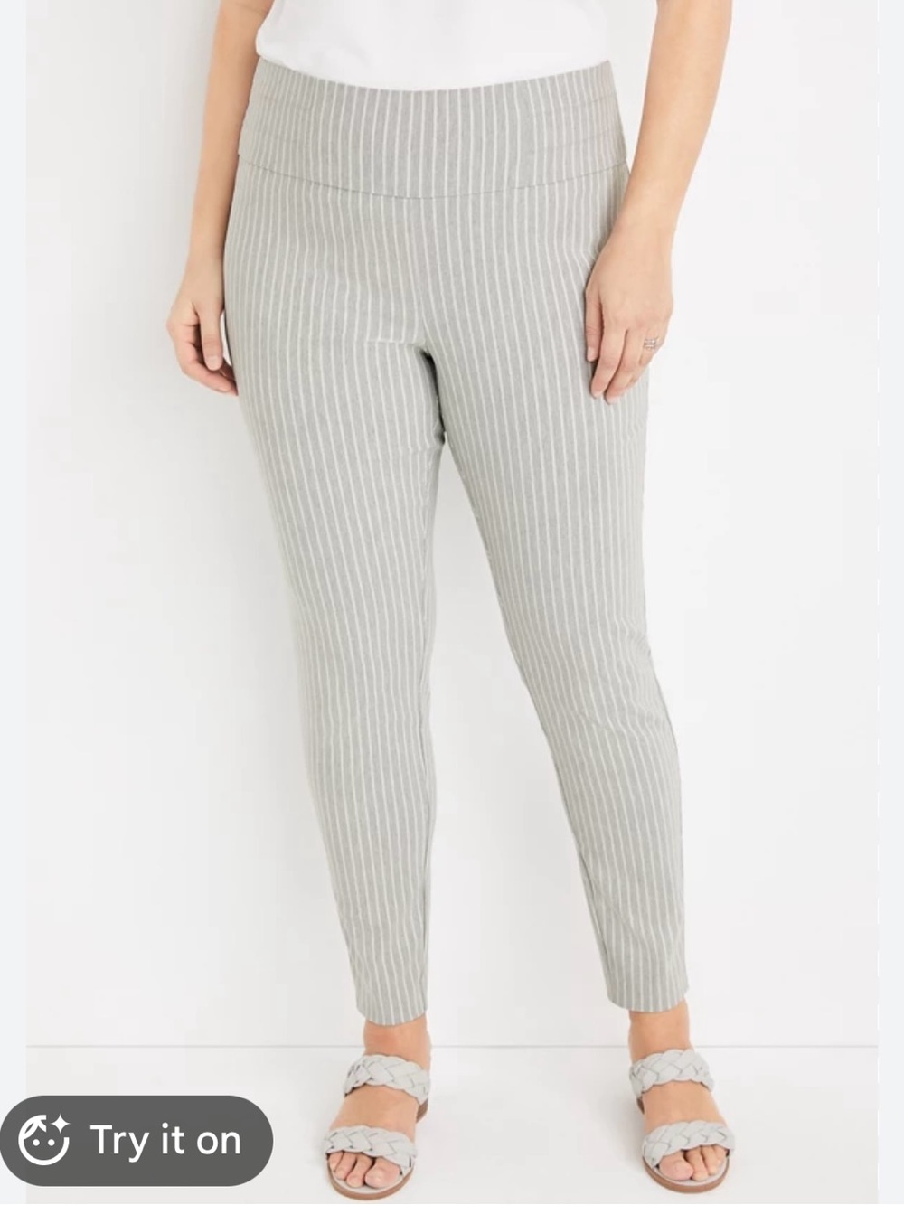 Maurices Women's Plus Size Crop Bengaline High Rise Pants NWT 3x
